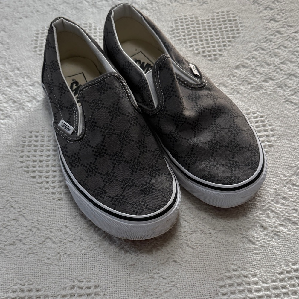Vans Checkered Slip On Shoes (Women’s 8)